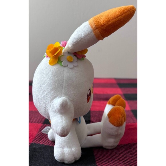 2020 Easter Scorbunny Pokemon Center Plush 13" Japan Import Cute Stuffed Doll - Picture 5 of 7